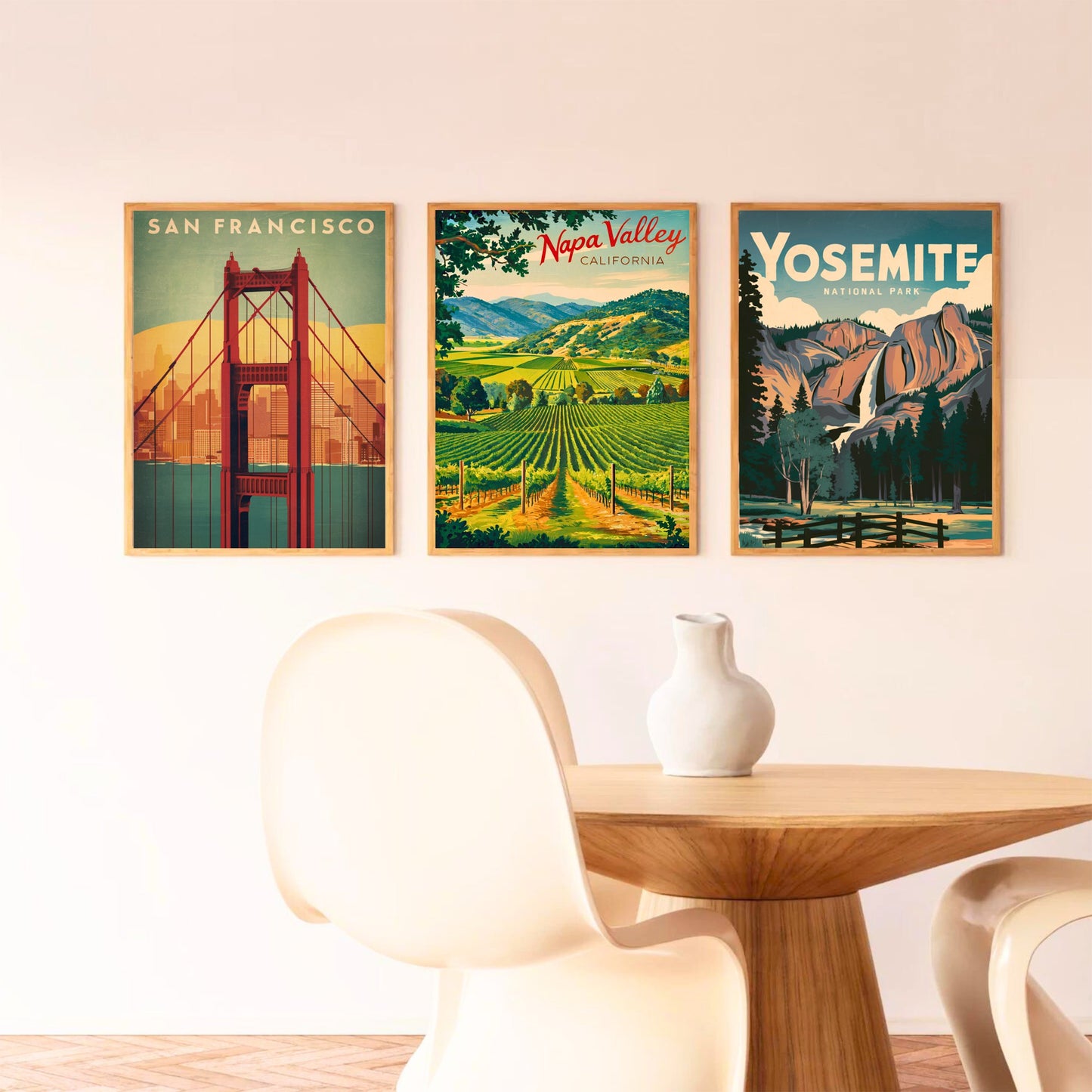 Napa Valley Vintage Travel Poster