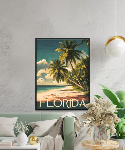 Florida Vintage Travel Poster - Timeless Charm