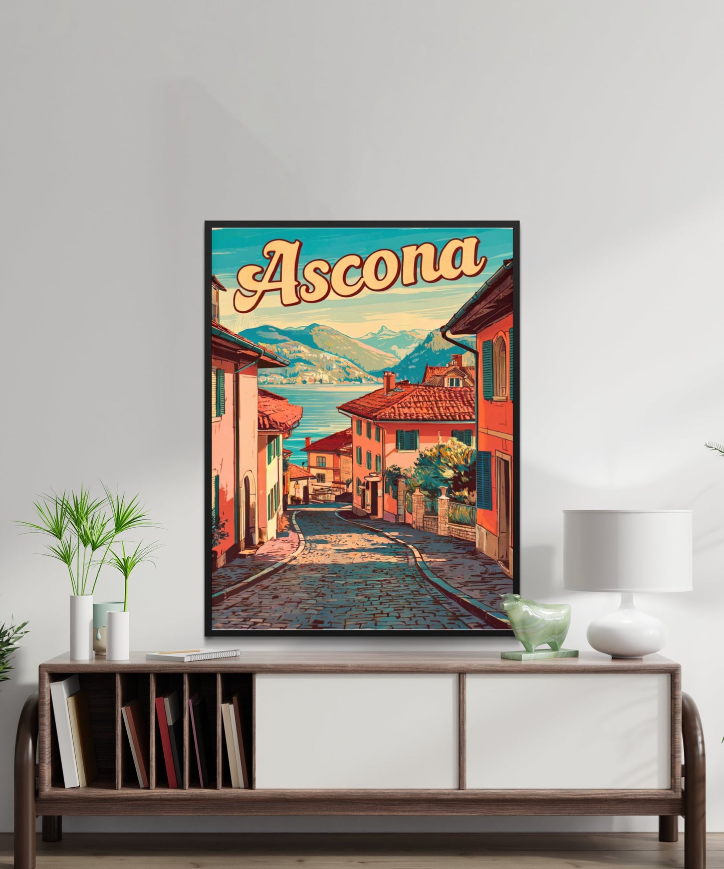 Ascona Vintage Travel Poster