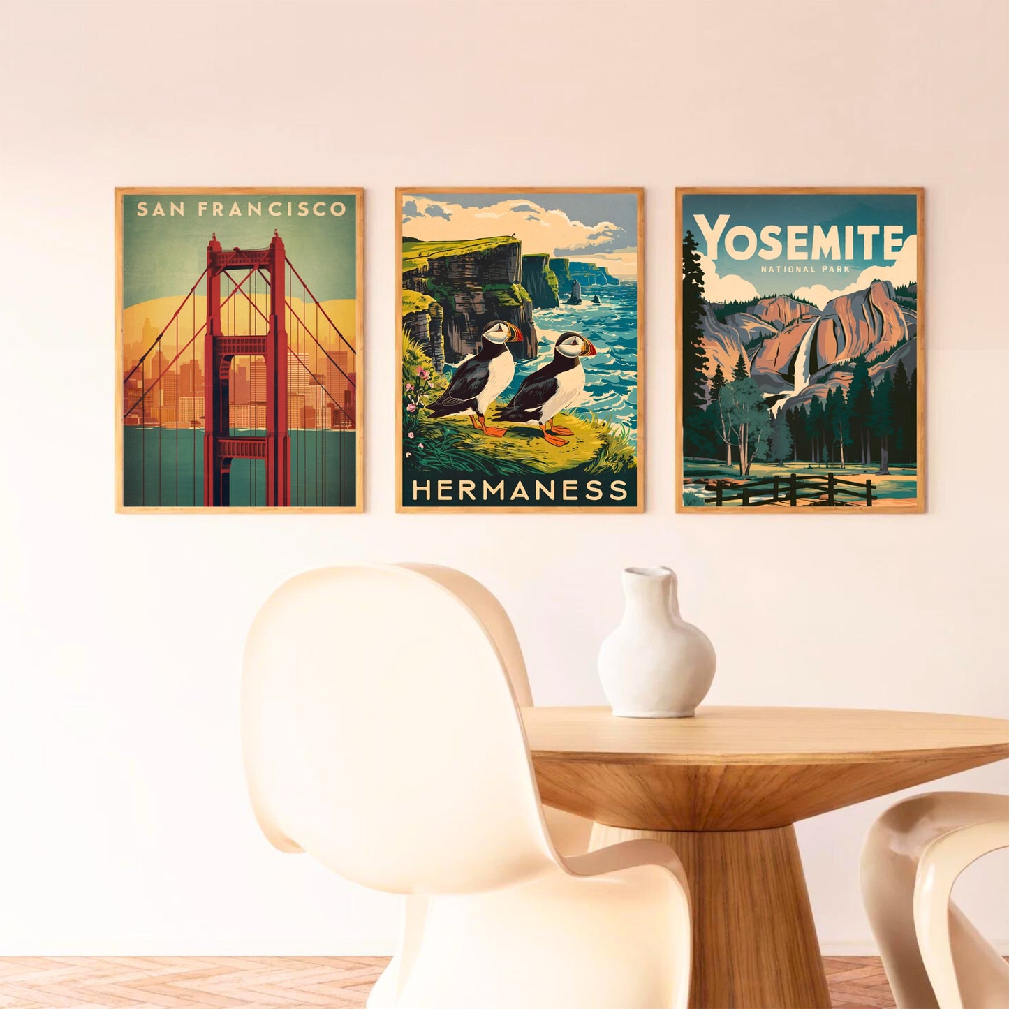 Hermaness Vintage Travel Poster