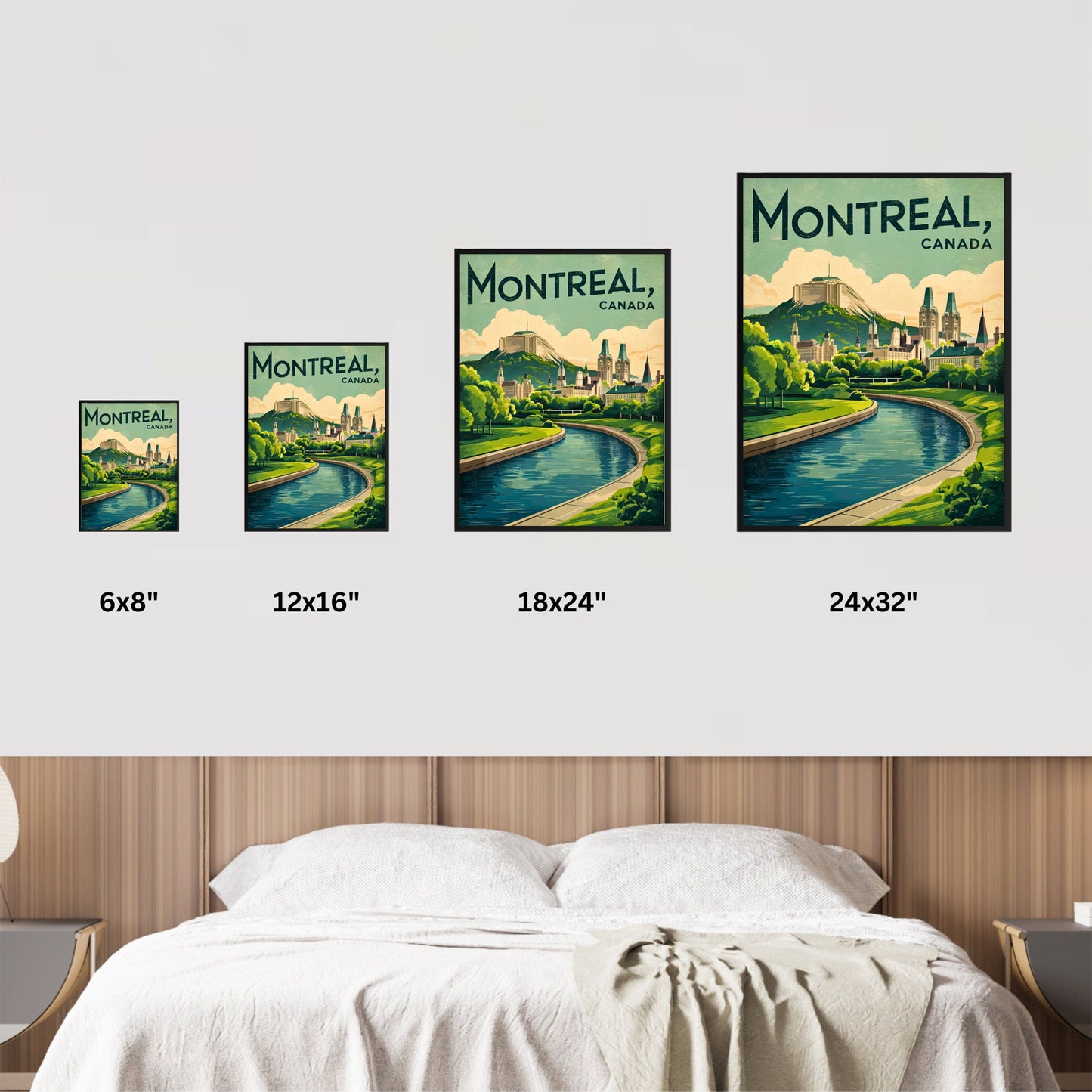 Montreal Vintage Travel Poster