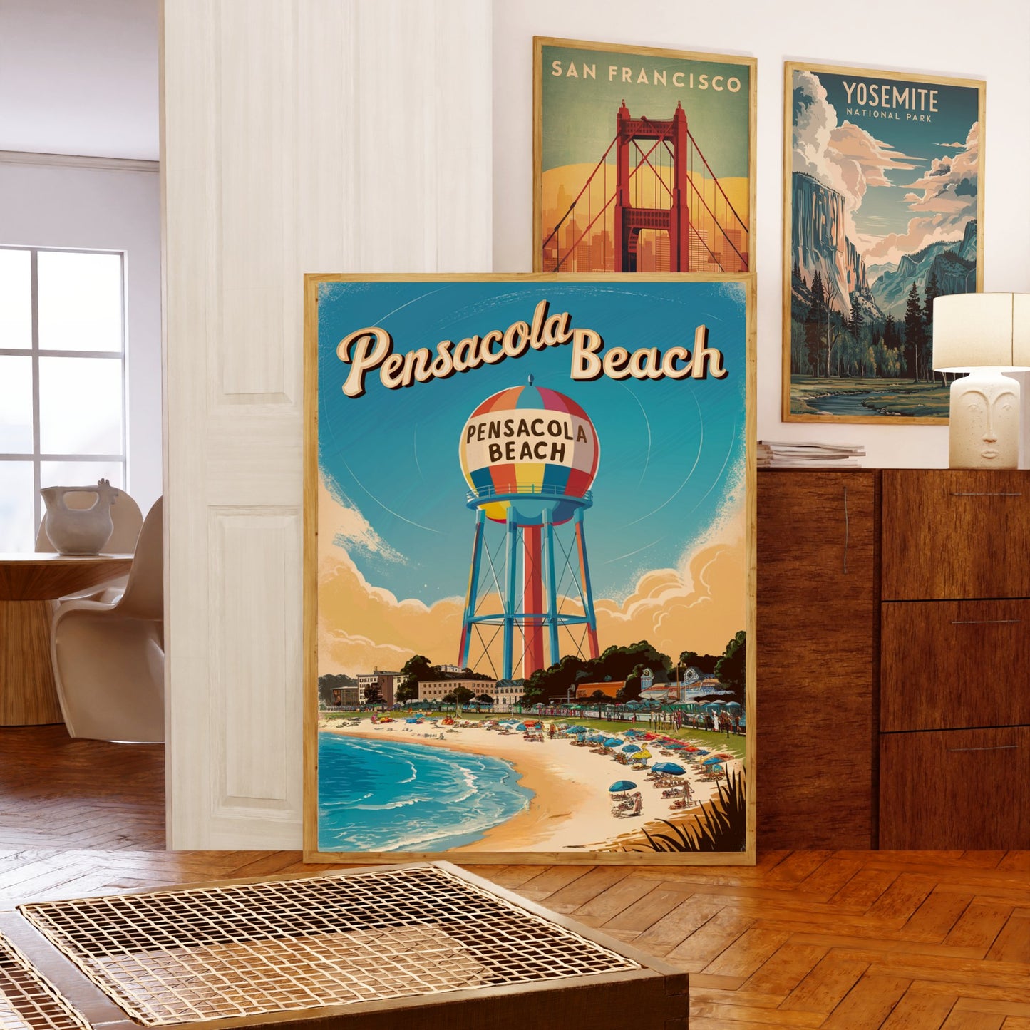 Pensacola Vintage Travel Poster