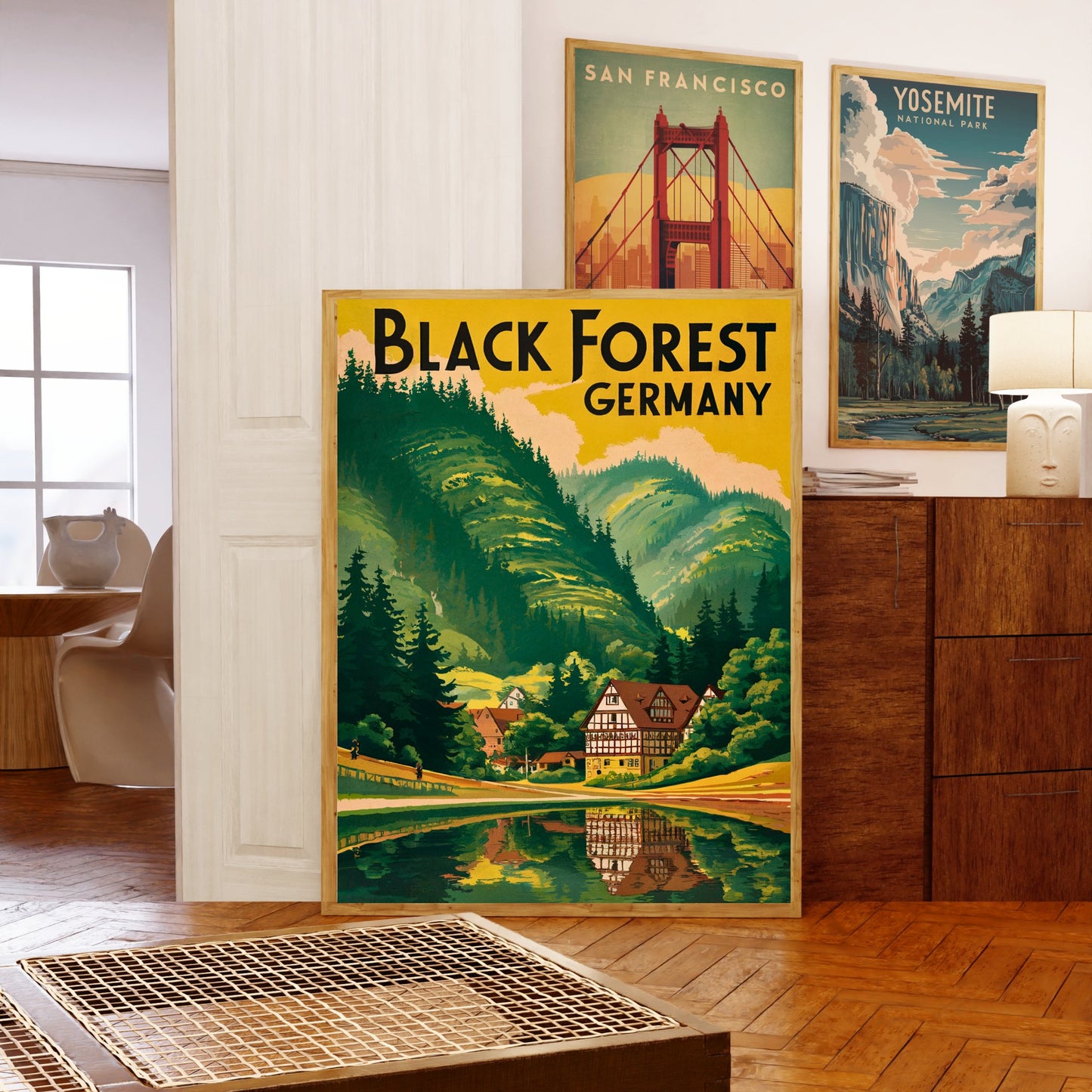 Black Forest Vintage Travel Poster