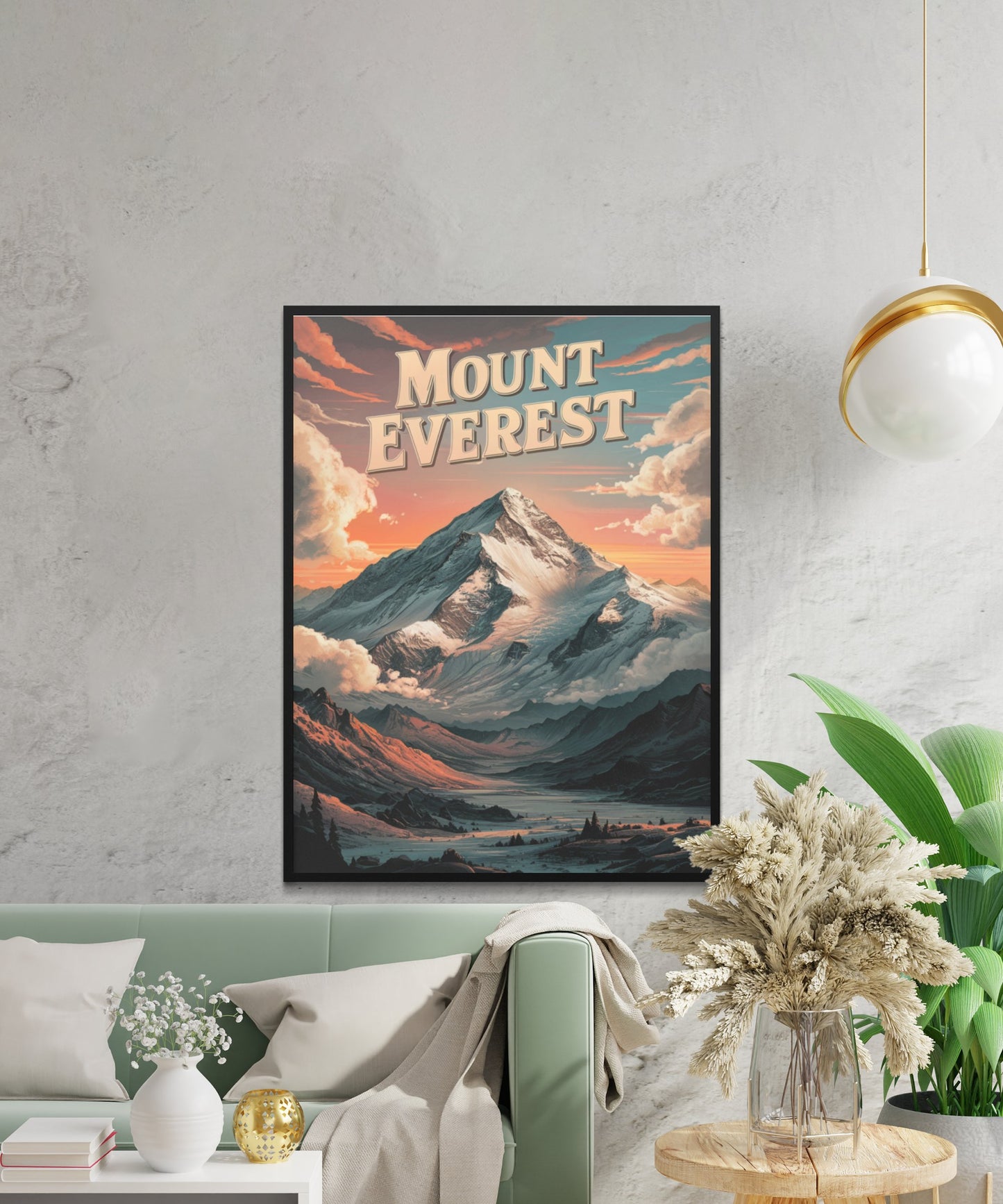 Mount Everest Vintage Travel Poster- Eternal Ascent