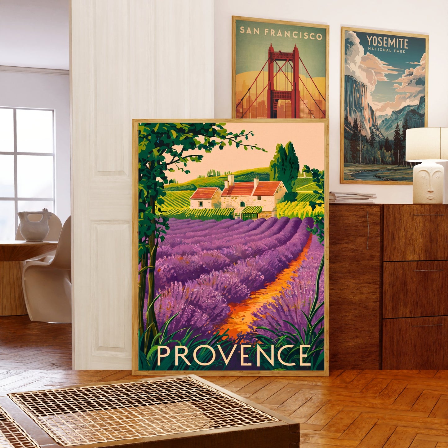 Provence Rocks Vintage Travel Poster - Timeless French Countryside