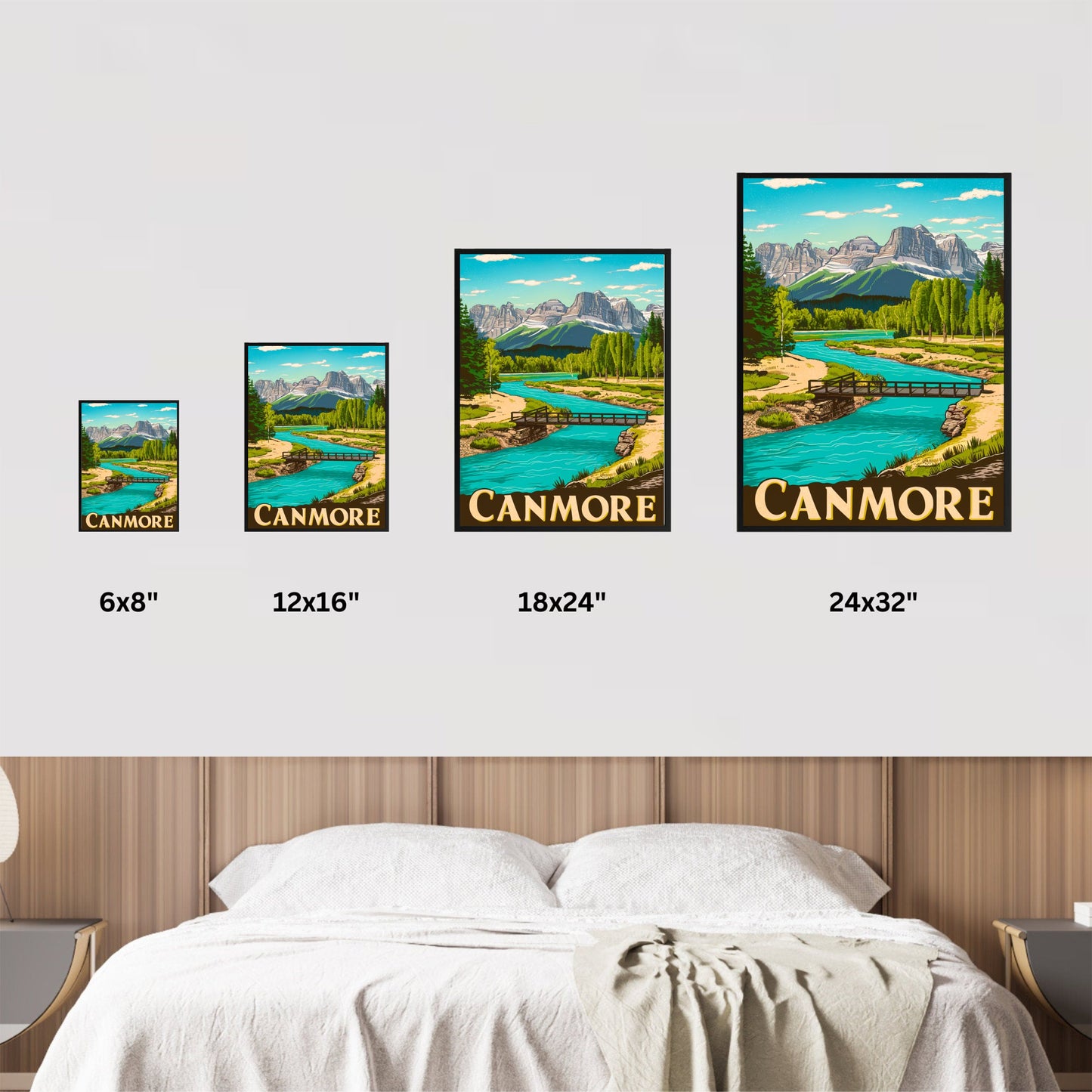 Canmore Vintage Travel Poster