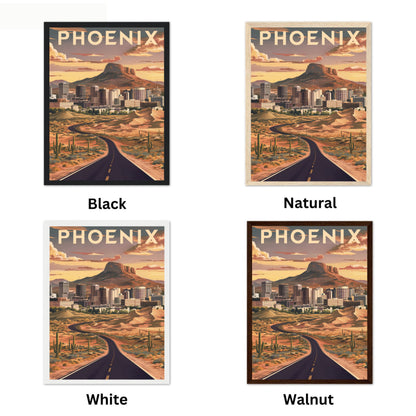 Phoenix Vintage Travel Poster