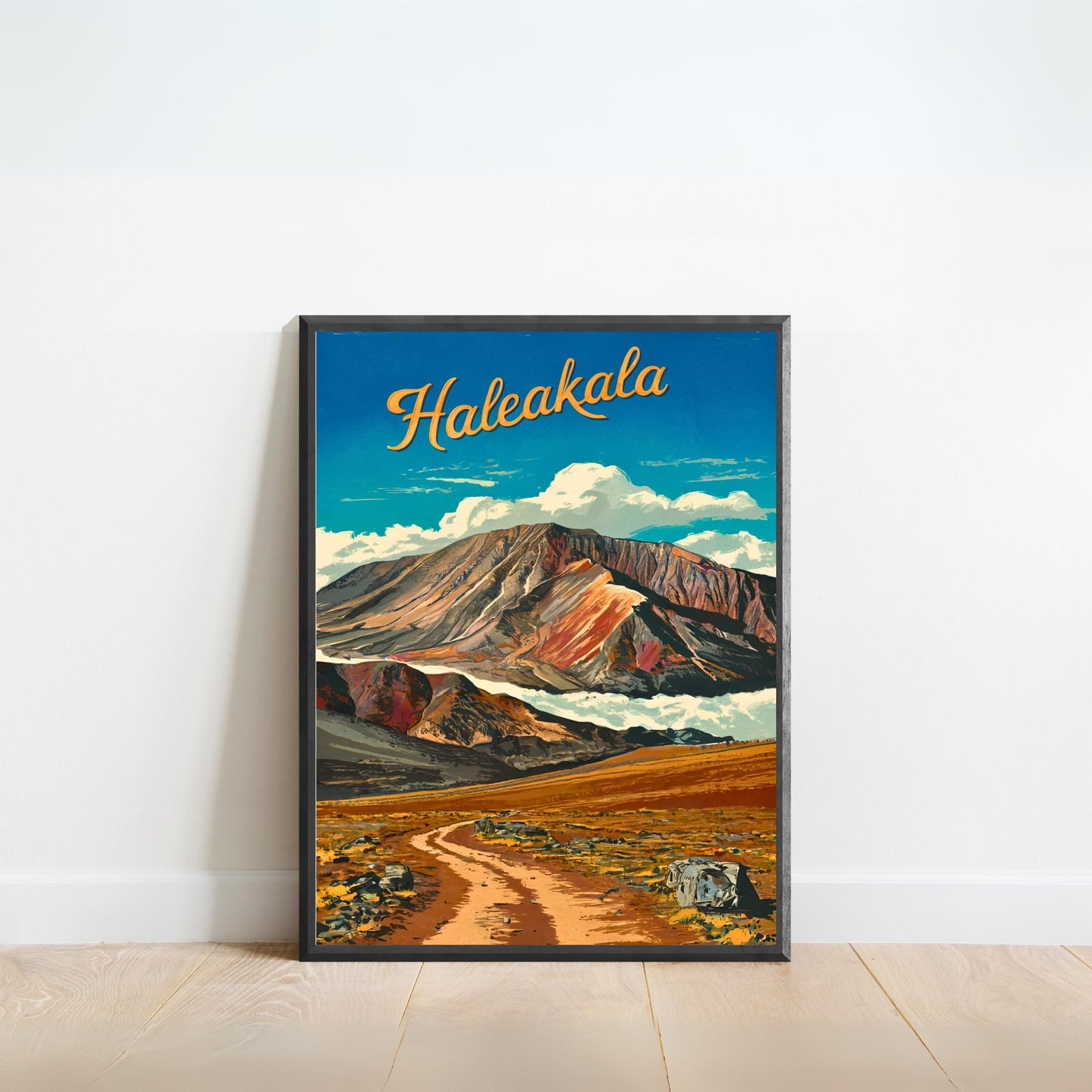 Haleakalā Vintage Travel Poster