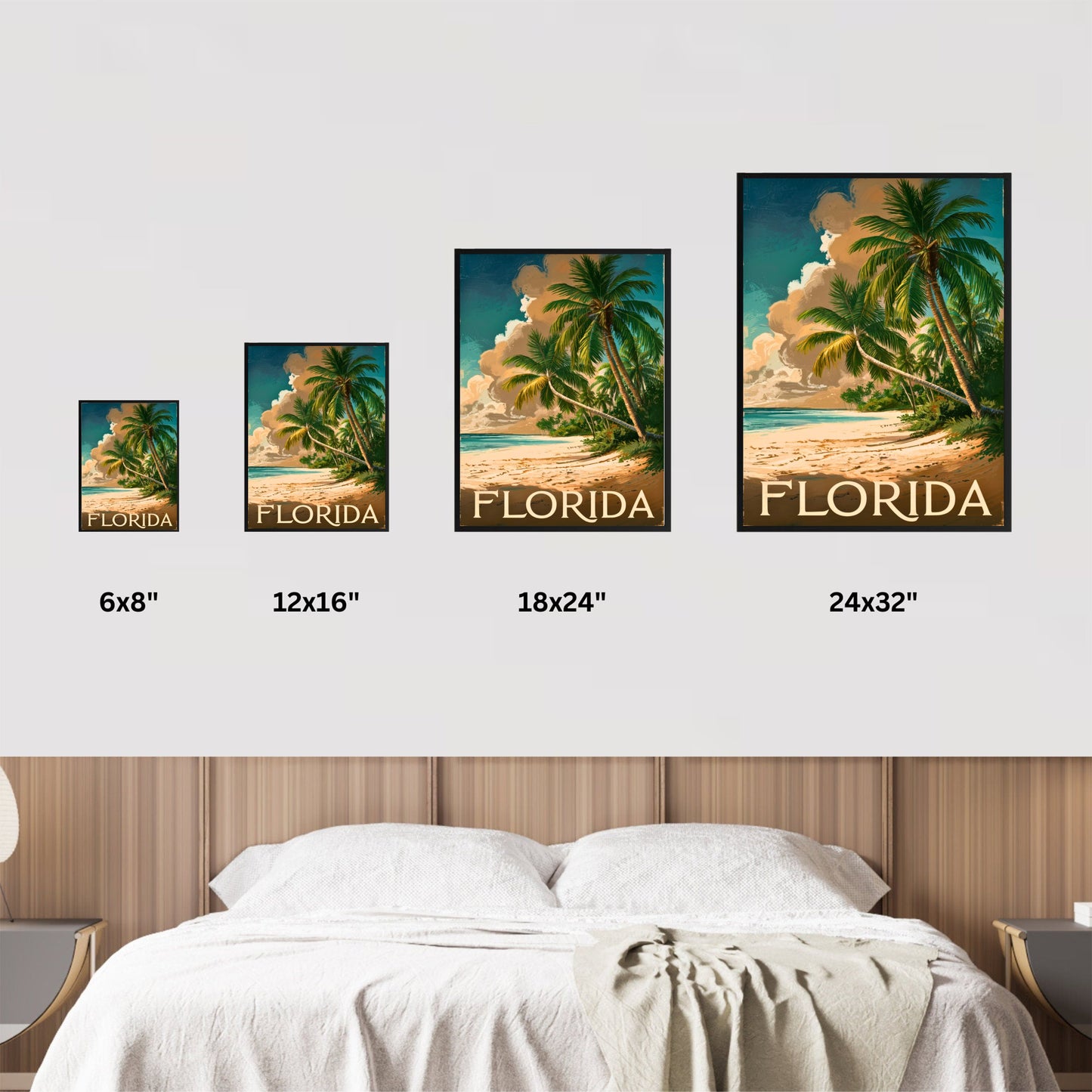 Florida Vintage Travel Poster - Coastal Elegance