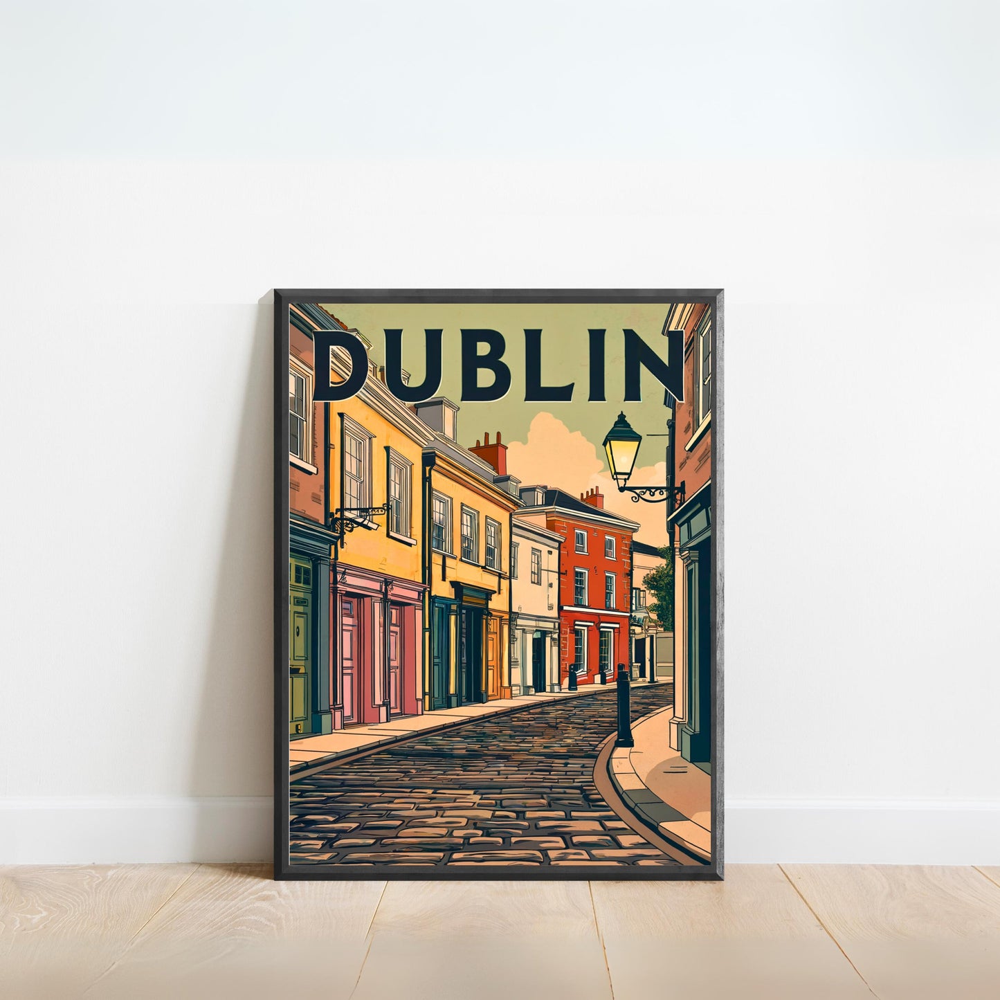 Dublin Vintage Travel Poster