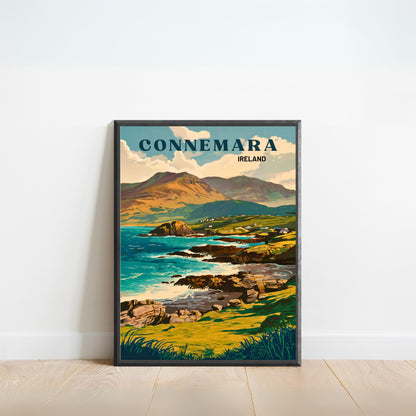 Connemara Vintage Travel Poster