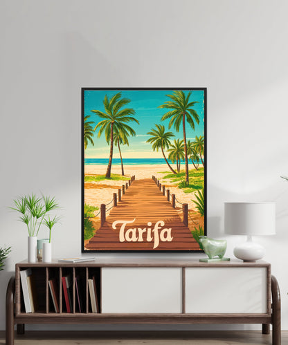 Tarifa Vintage Travel Poster