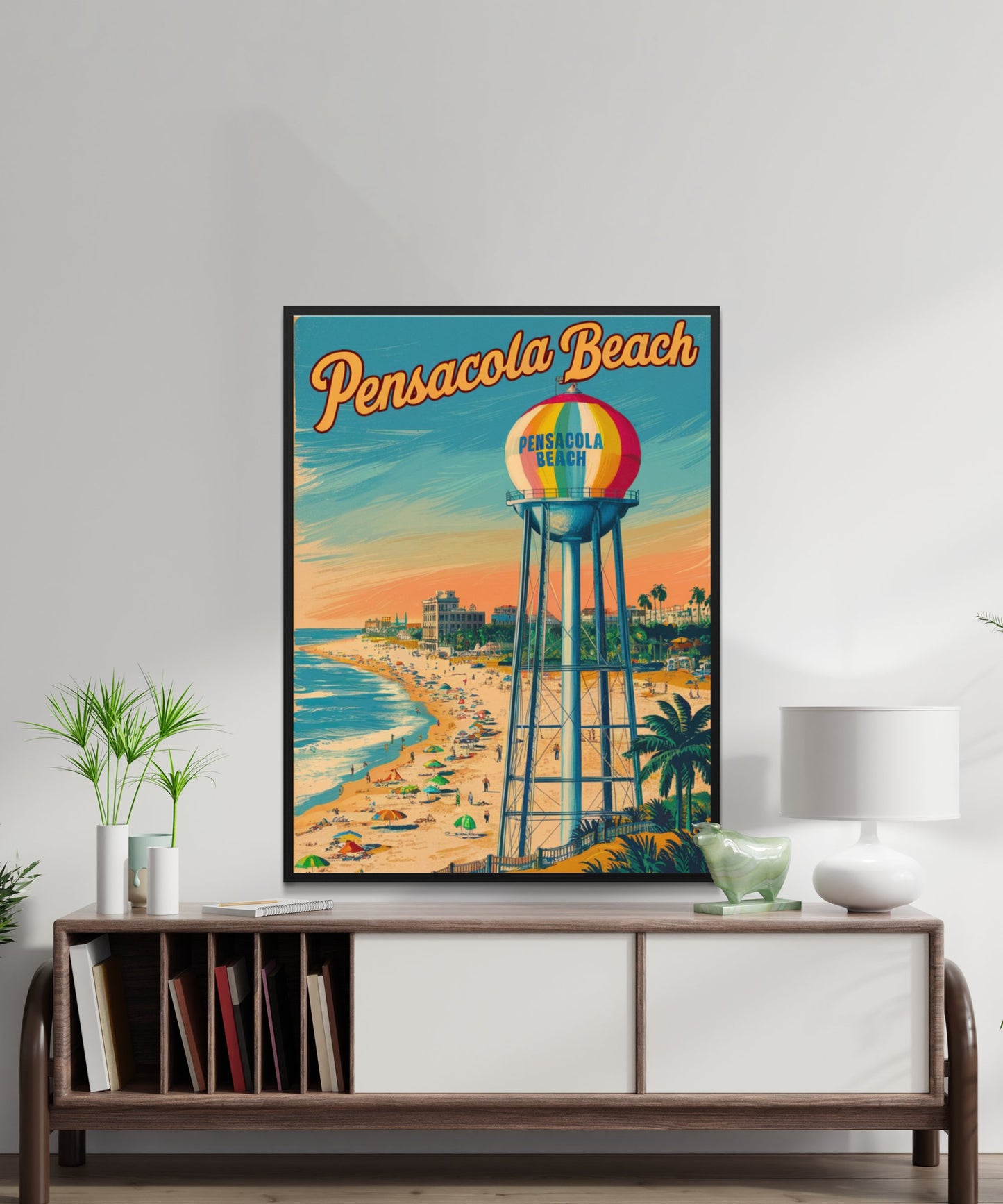 Pensacola Vintage Travel Poster  - Serene Waters