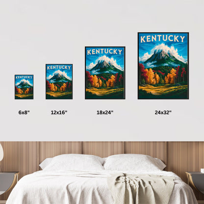 Kentucky Vintage Travel Poster