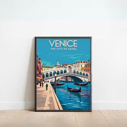 Venice Vintage Travel Poster