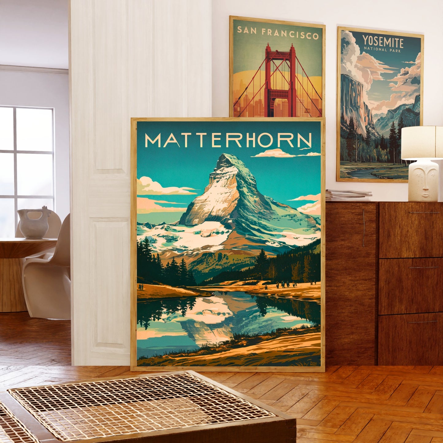 Matterhorn Vintage Travel Poster