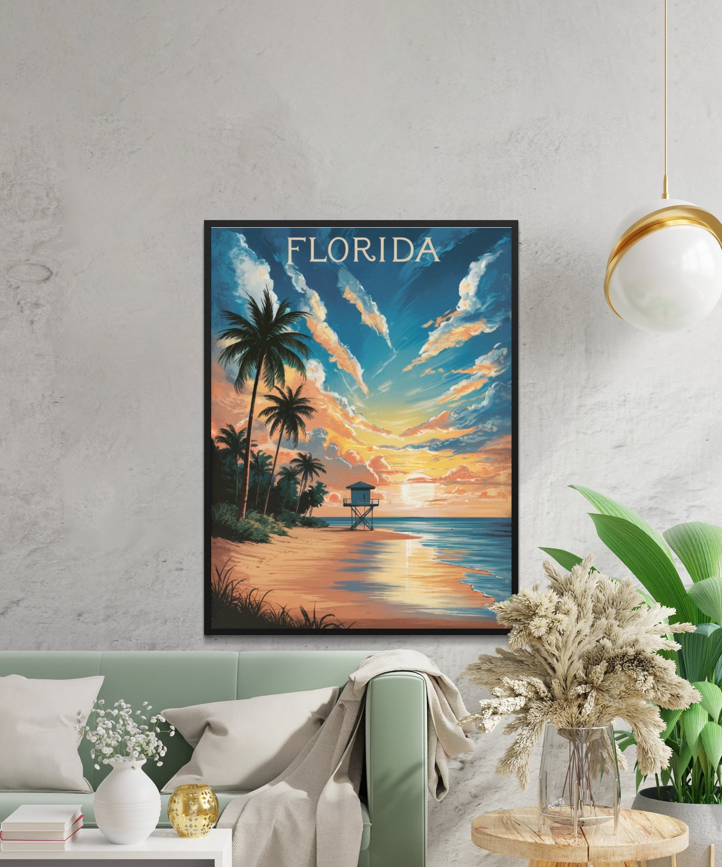 Florida Vintage Travel Poster - A Nostalgic Journey