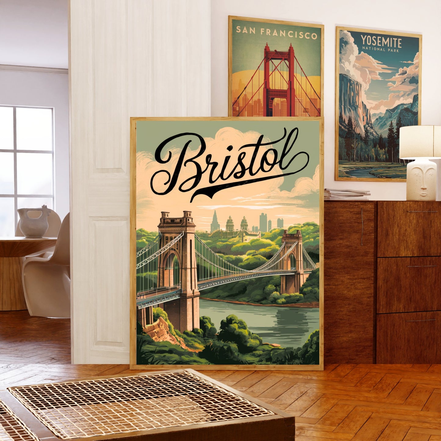 Bristol Vintage Travel Poster - Vibrant Arts