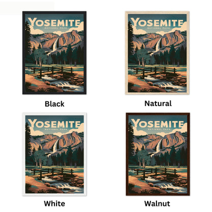 Yosemite Vintage Travel Poster - Natural Serenity