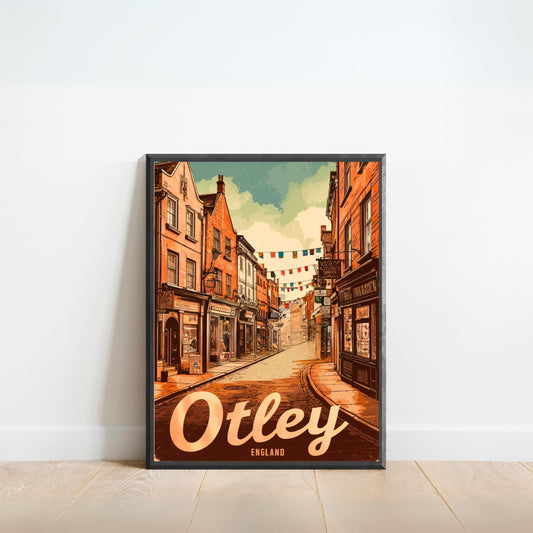 Otley Vintage Travel Poster