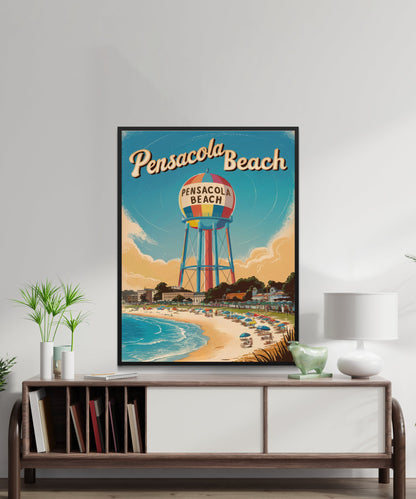 Pensacola Vintage Travel Poster