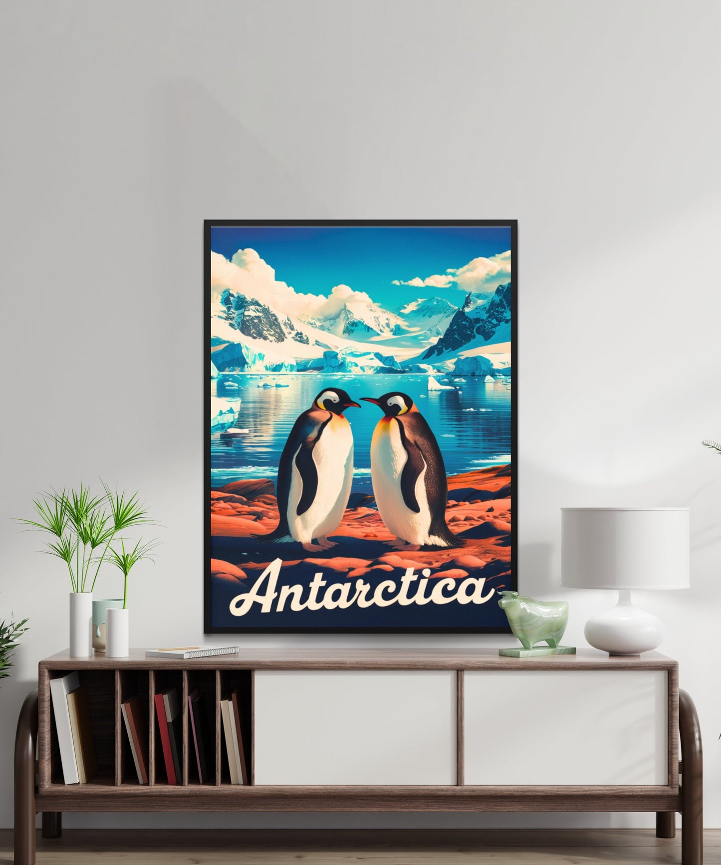 Antarctica Vintage Travel Poster - Extreme Climate