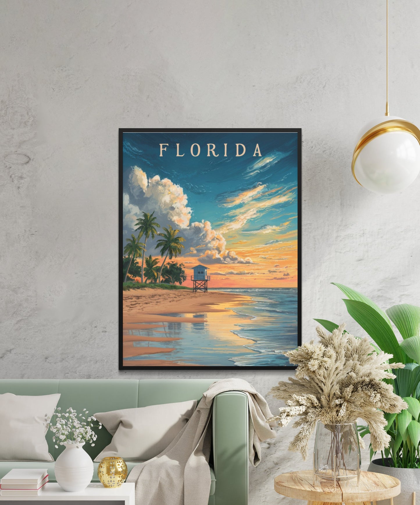 Florida Vintage Travel Poster - Dreamscapes