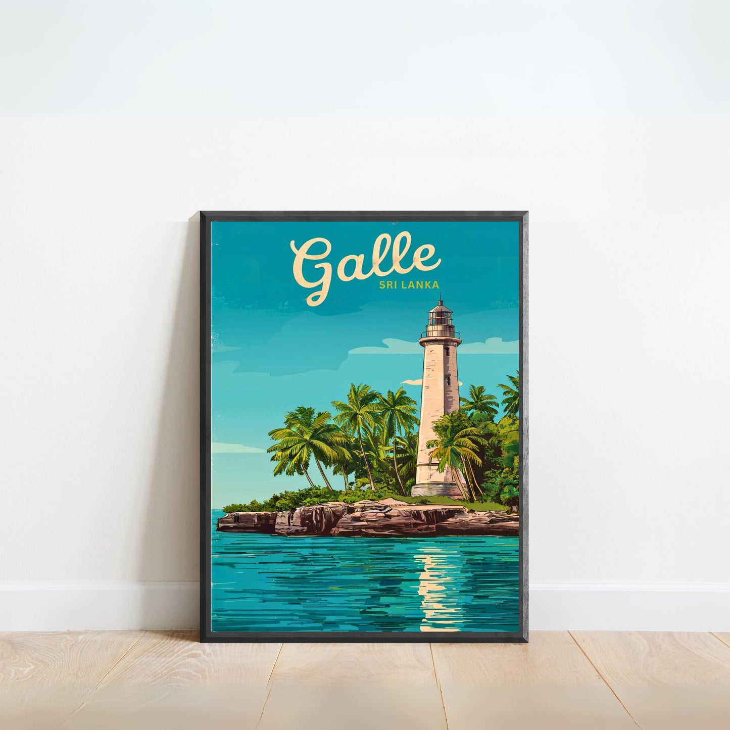 Galle Vintage Travel Poster