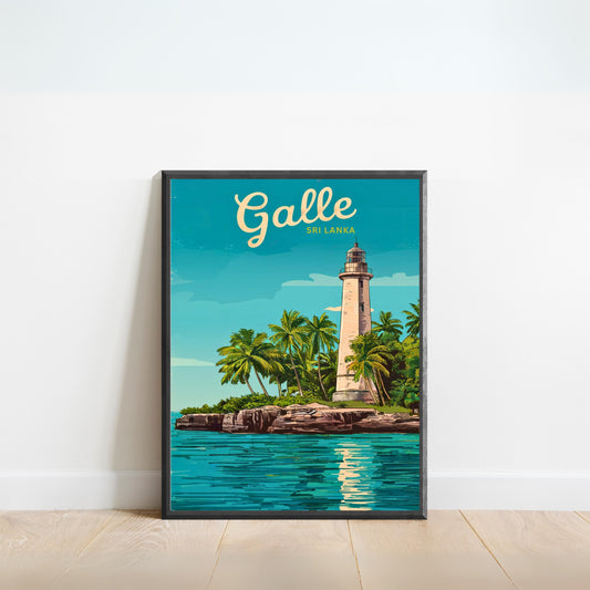 Galle Vintage Travel Poster