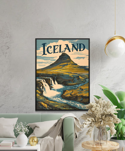 Iceland Vintage Travel - Timeless Land of Fire and Ice