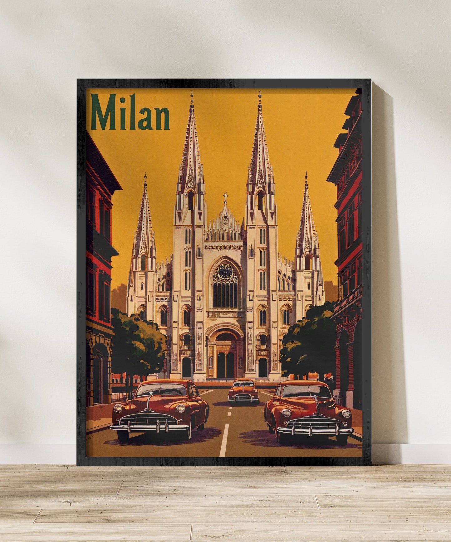 Milan Vintage Travel Poster  - Fashion and History