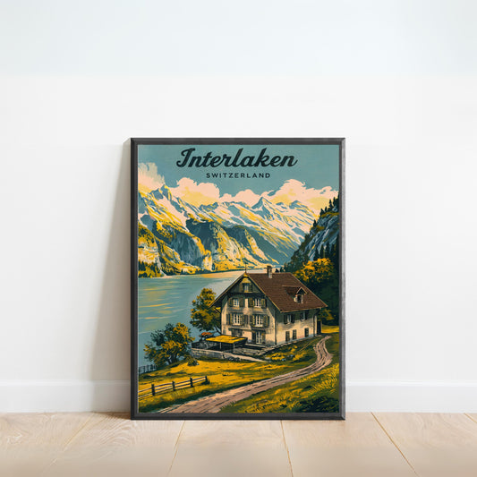 Interlaken Vintage Travel - Gateway to the Swiss Alps