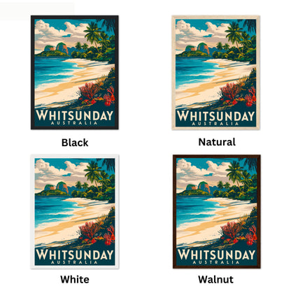 Whitsunday Vintage Travel Poster