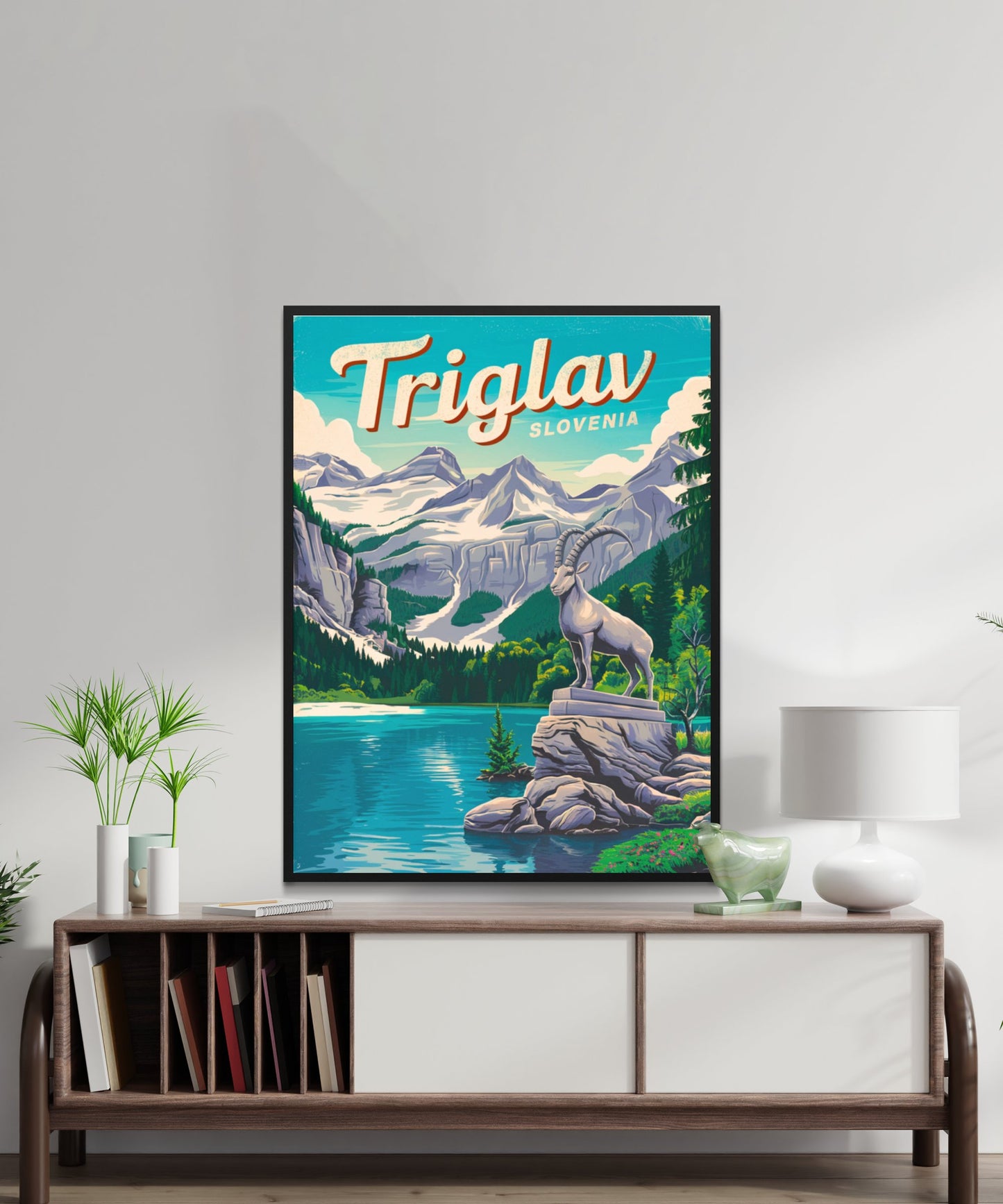 Triglav Vintage Travel Poster - Majestic Summit