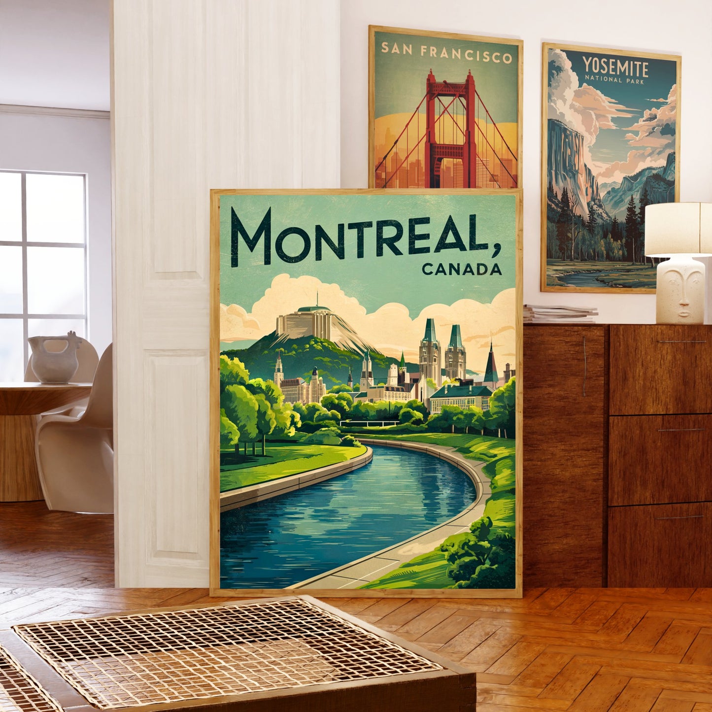 Montreal Vintage Travel Poster