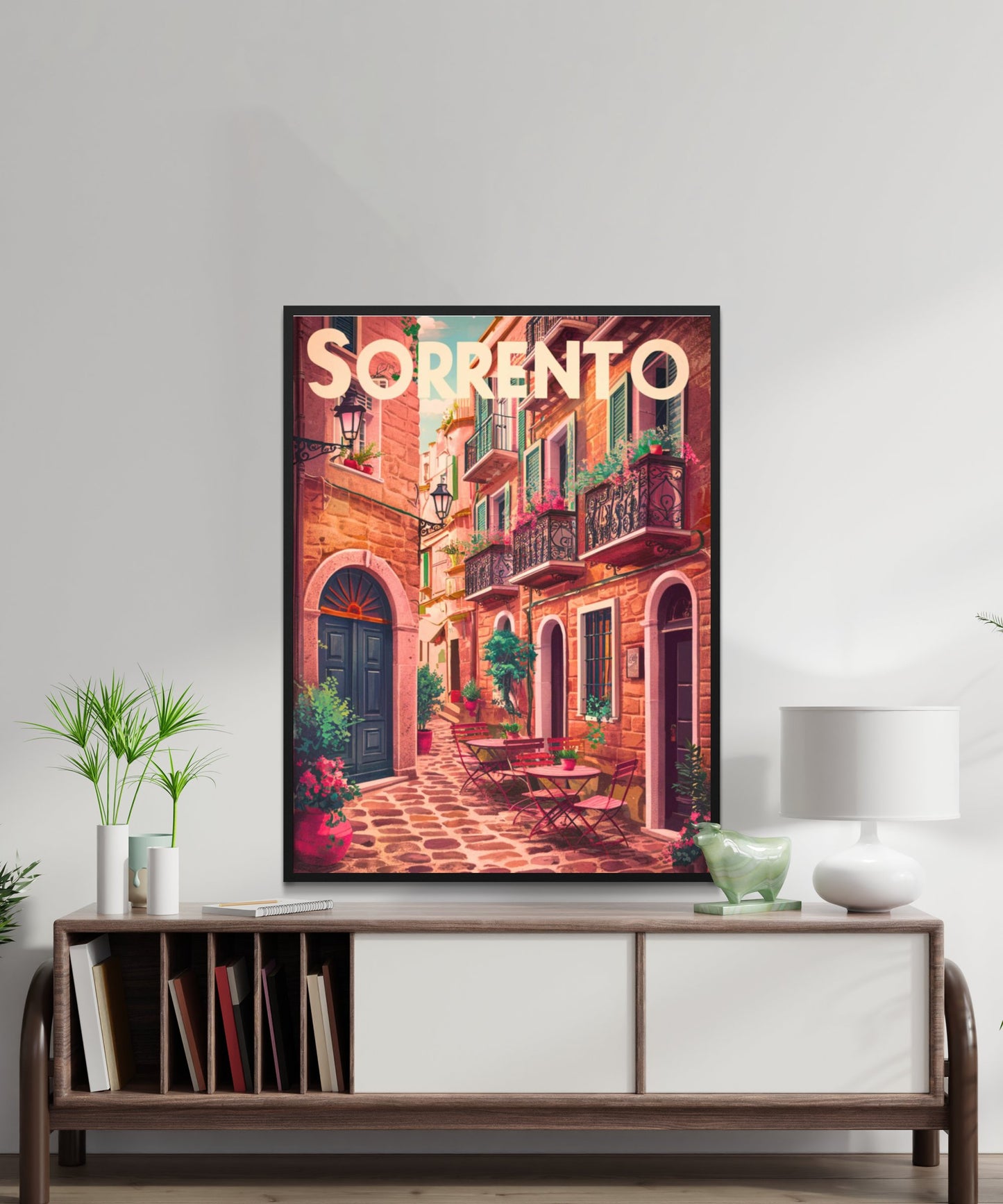 Sorrento  Vintage Travel Poster - Coastal Charm