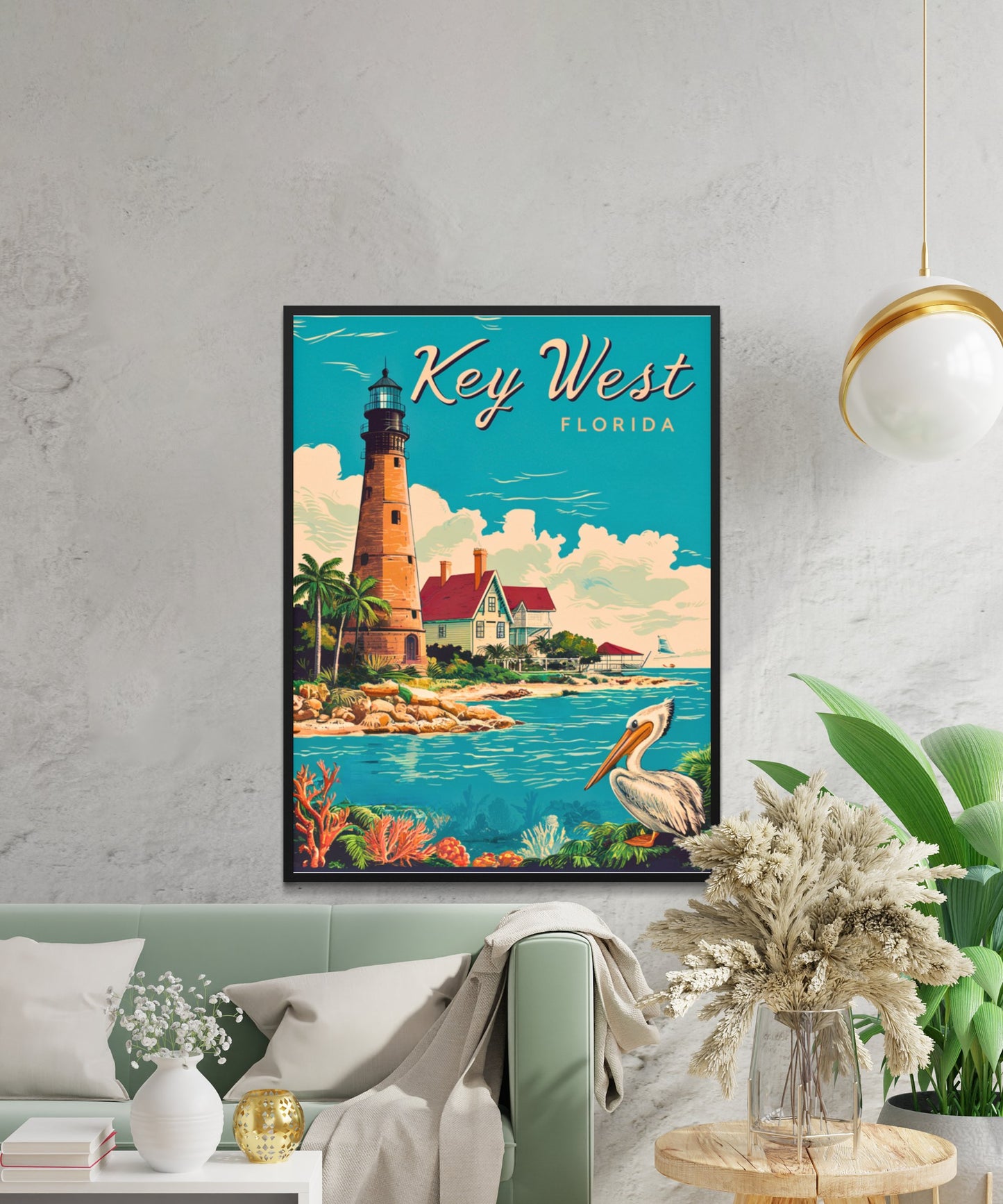 Key West Vintage Travel Poster