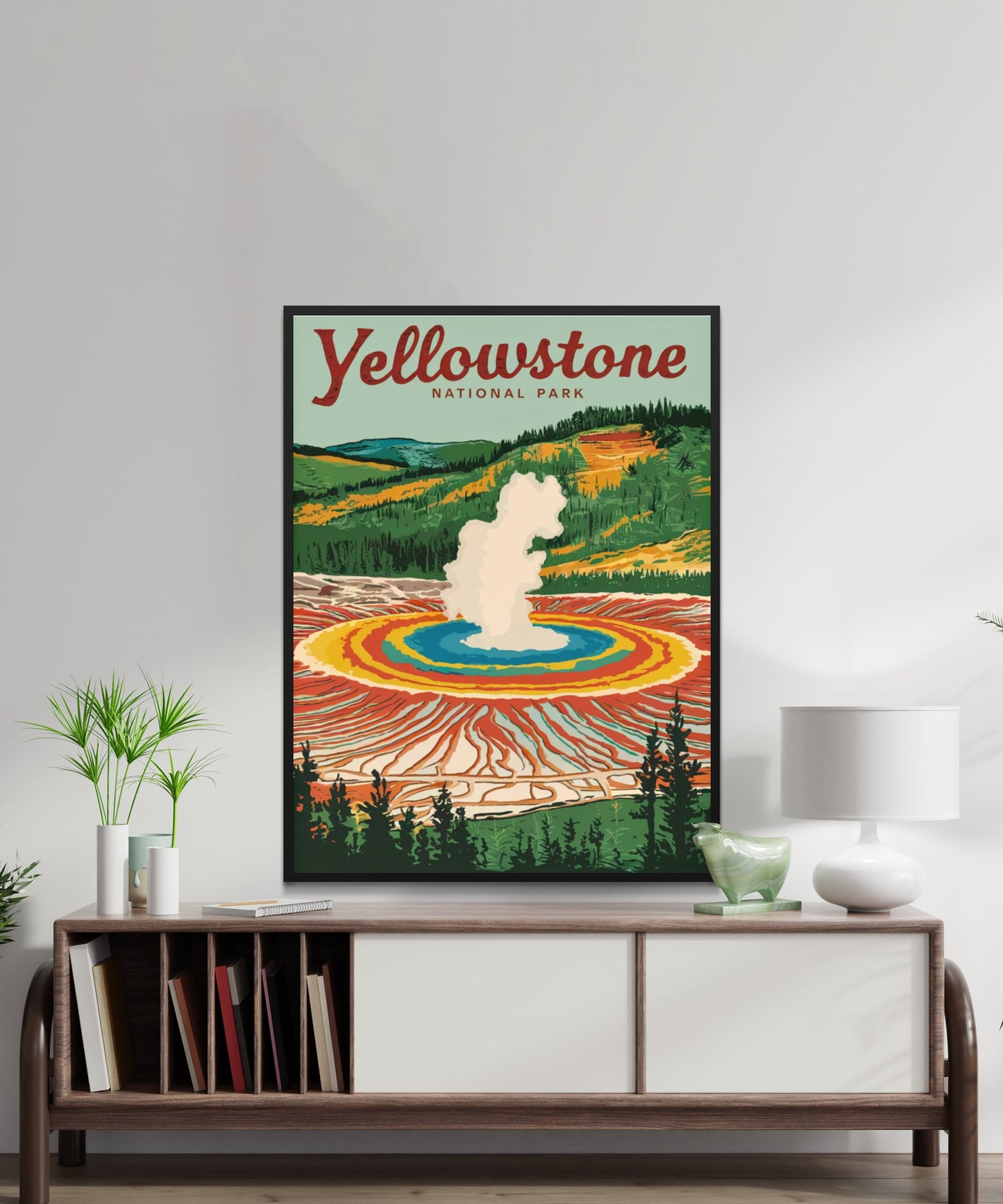 Yellowstone Vintage Travel Poster