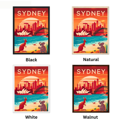 Sydney Vintage Travel Poster