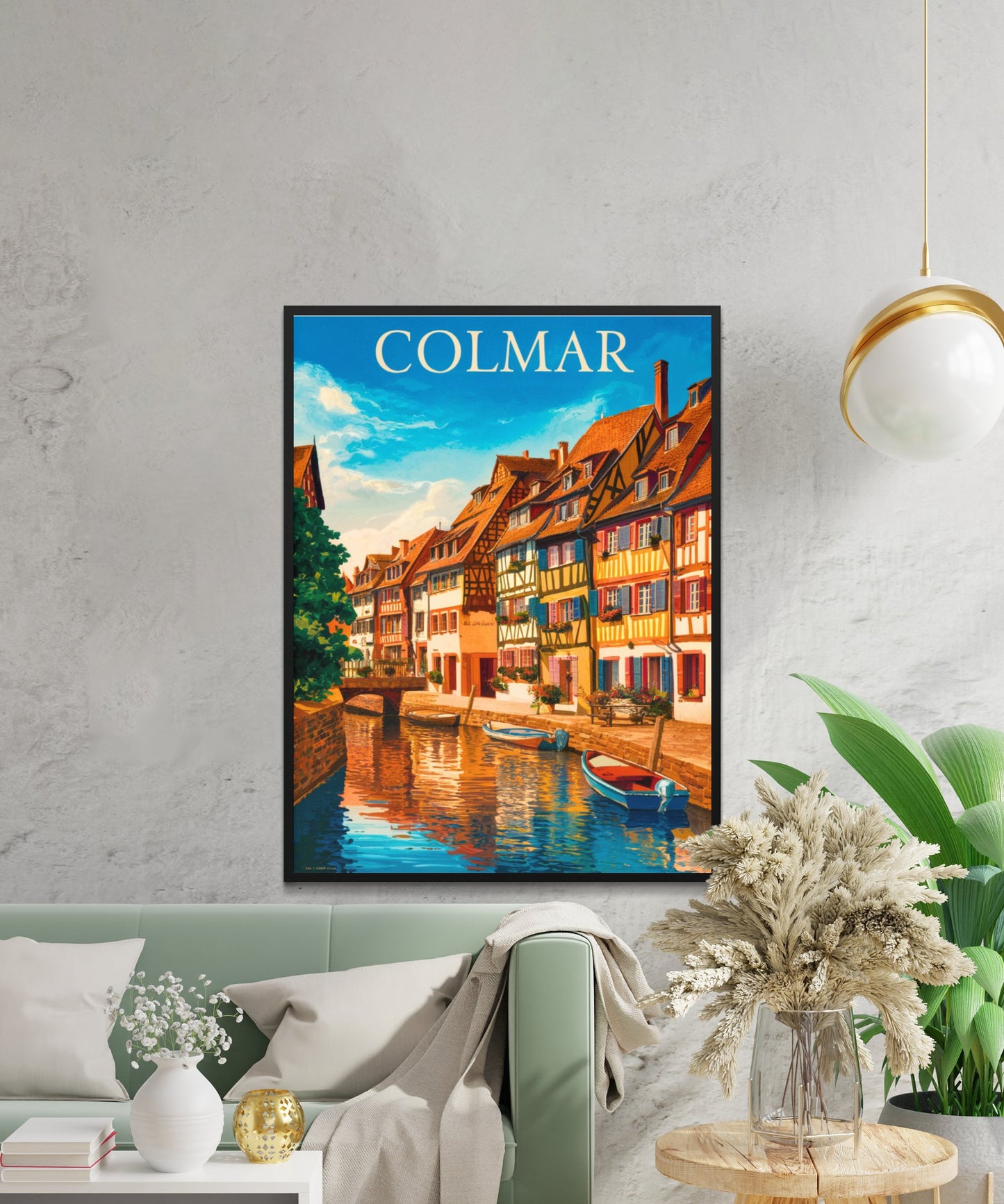 Colmar Vintage Travel Poster