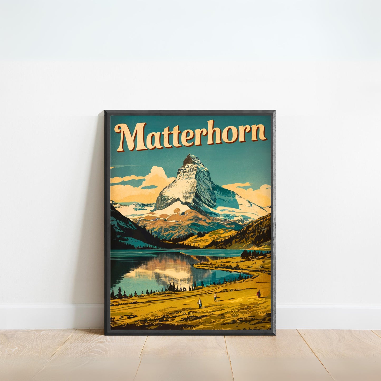 Matterhorn Vintage Travel Poster - Alpine Majesty