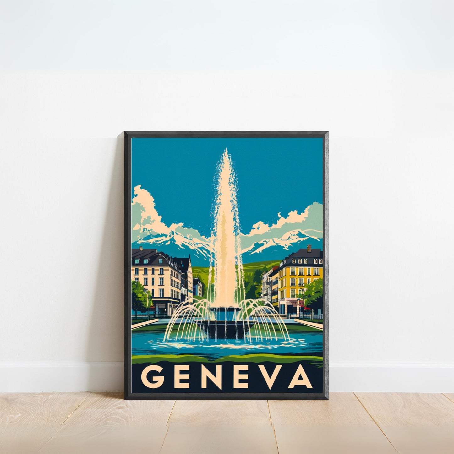 Geneva Vintage Travel Poster