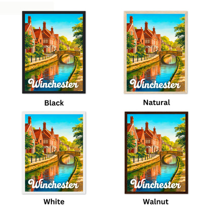 Winchester  Vintage Travel Poster