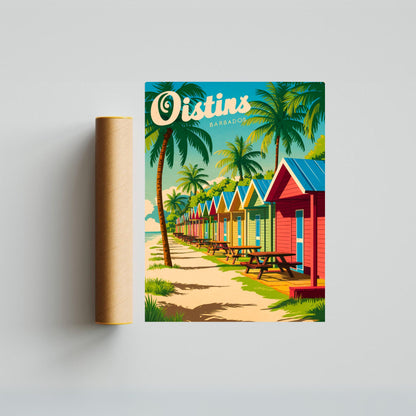 Oinstins Vintage Travel Poster - Timeless Beauty