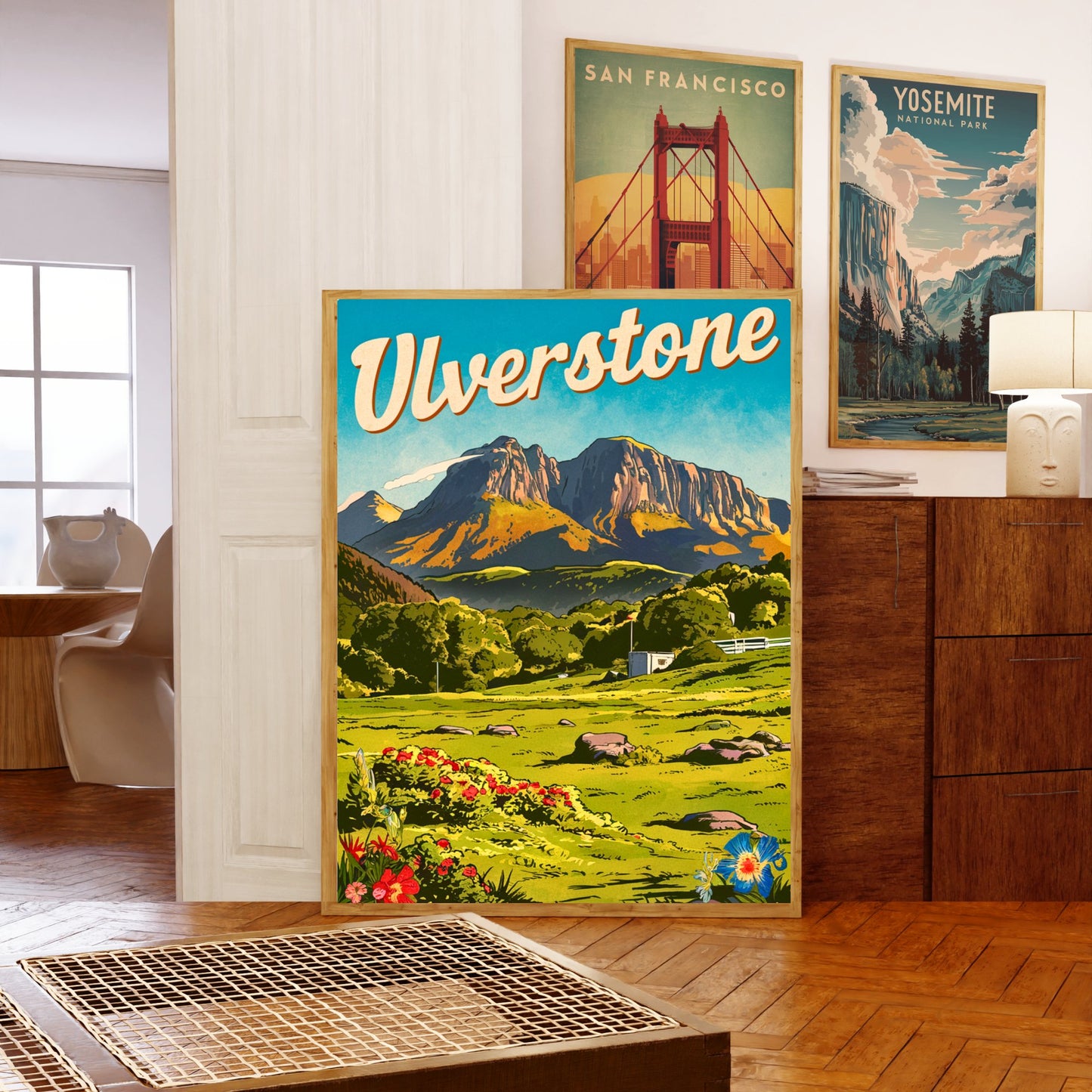 Ulverstone Vintage Travel Poster