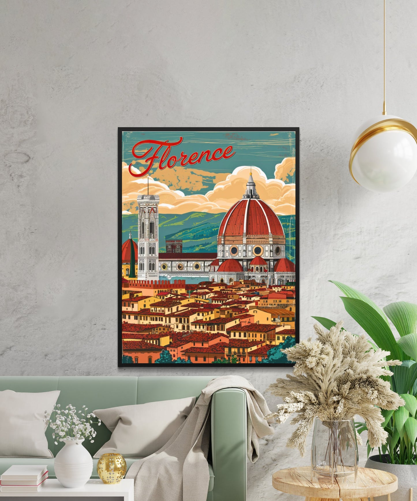 Florence Vintage Travel Poster