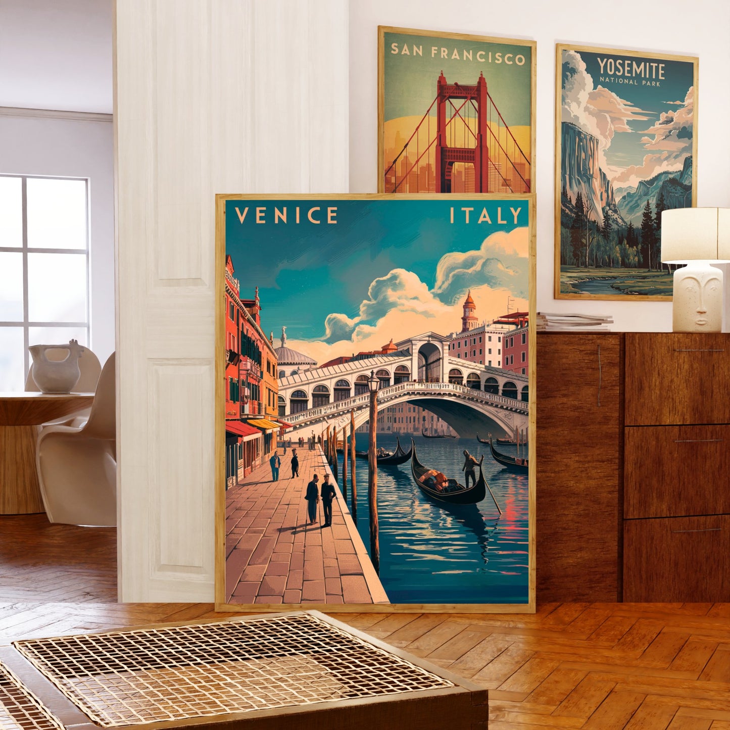 Venice Vintage Travel Poster - Venetian Splendor