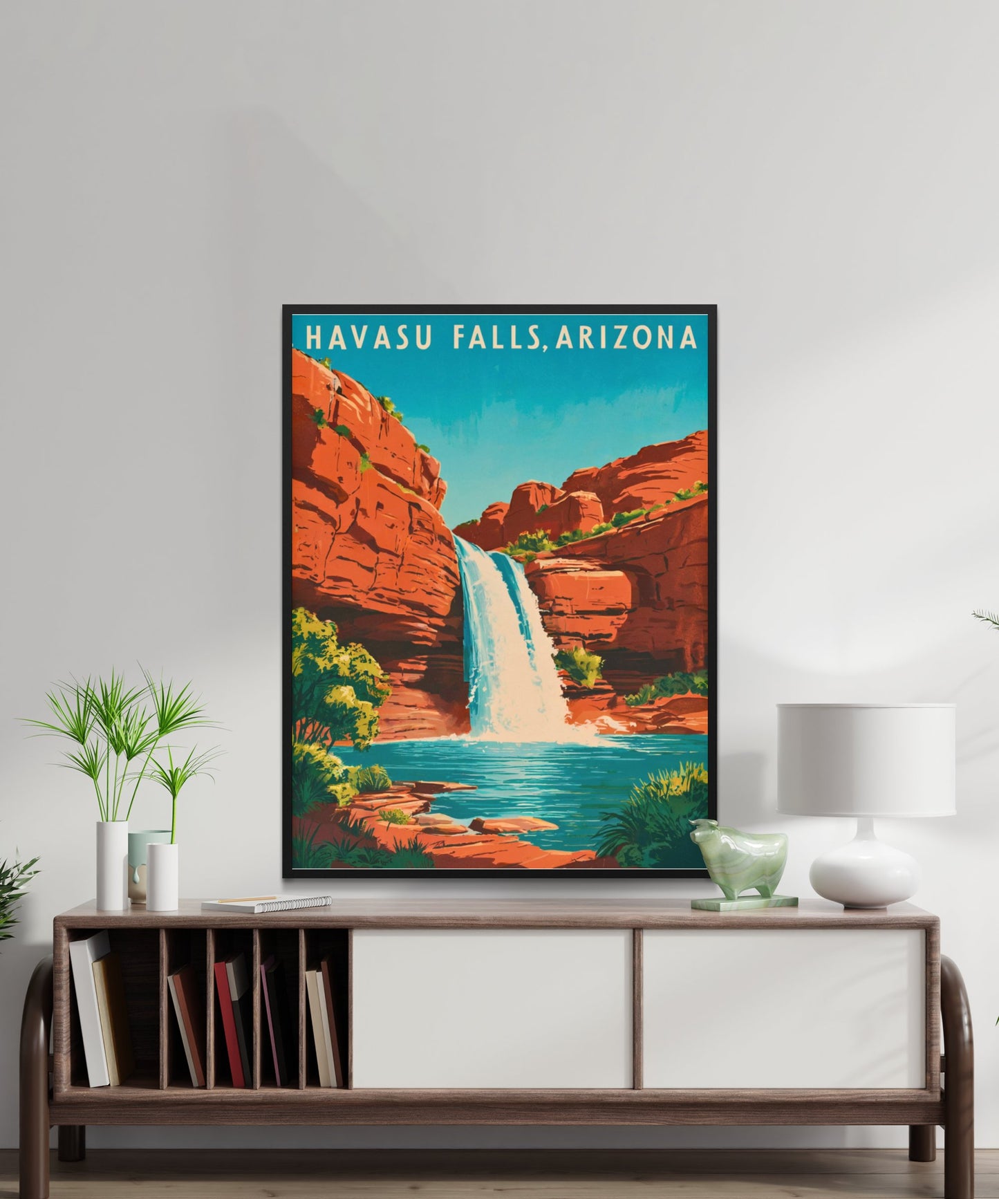 Havasu Falls Vintage Travel Poster