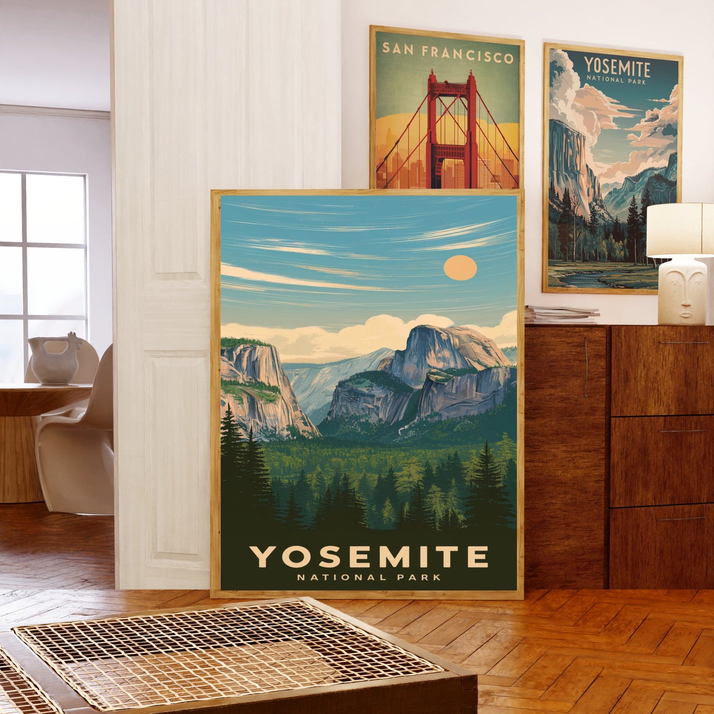 Yosemite Vintage Travel Poster - Majestic Wilderness