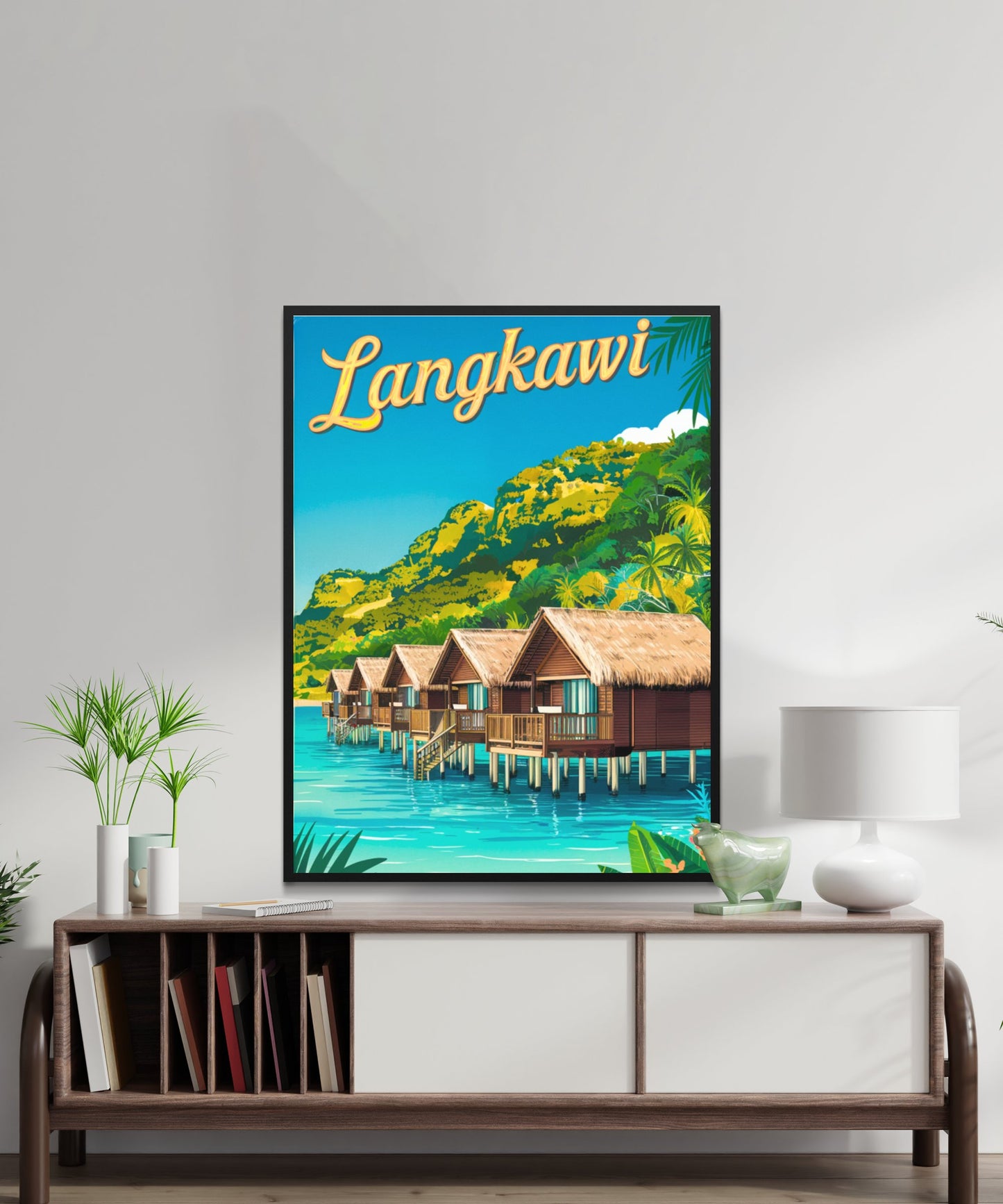 Langkawi  Vintage Travel Poster - Pristine Beaches